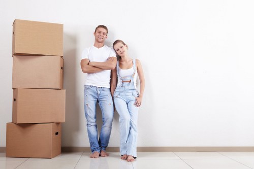 Man with van removal service supporting a Barnet home move