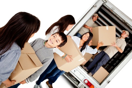 Flat removals planning in Barnet with moving boxes and access considerations