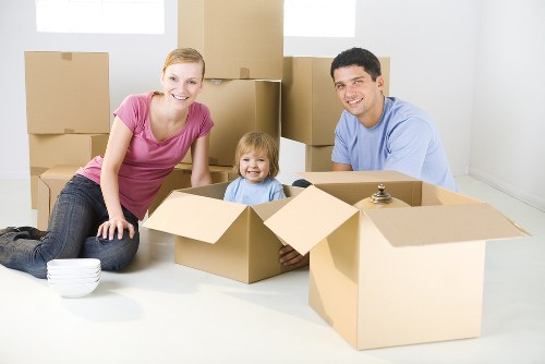 Office relocation planning team in Barnet preparing boxes and equipment