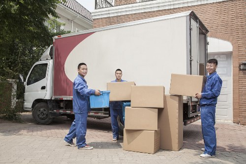 Professional packing of office furniture and IT equipment for a Barnet move