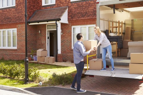 Business movers organising a commercial office relocation in Barnet