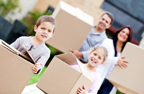 Local man and van team assisting a move in Barnet