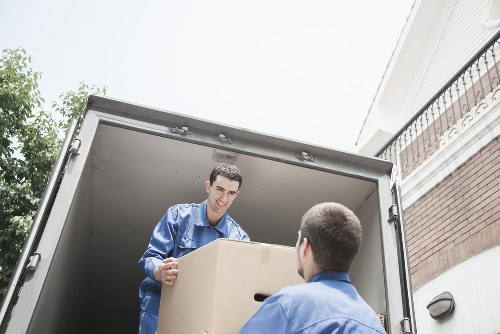 Local Barnet moving service loading boxes and household items