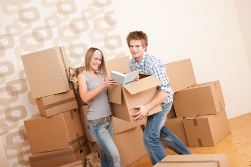Professional office removals in Barnet handling desks, boxes, and business equipment
