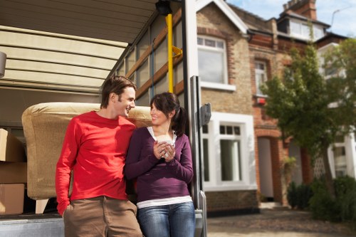 Furniture delivery and removal van in Barnet