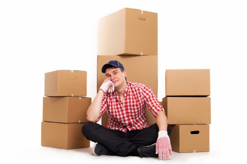 Careful wrapping of fragile items as part of packing services in Barnet